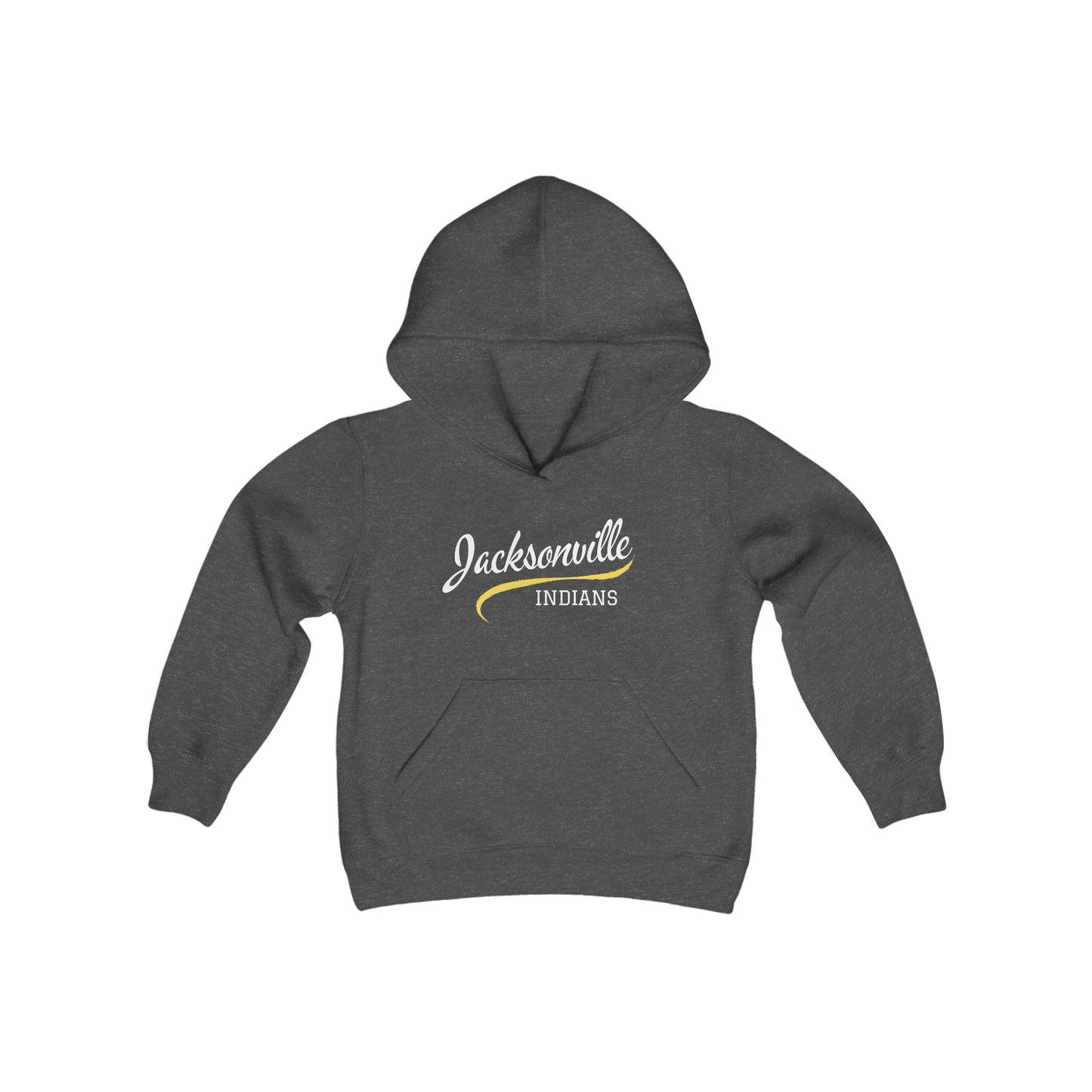 Jacksonville Indians Pink Hoodie Youth Heavy Blend Hooded Sweatshirt