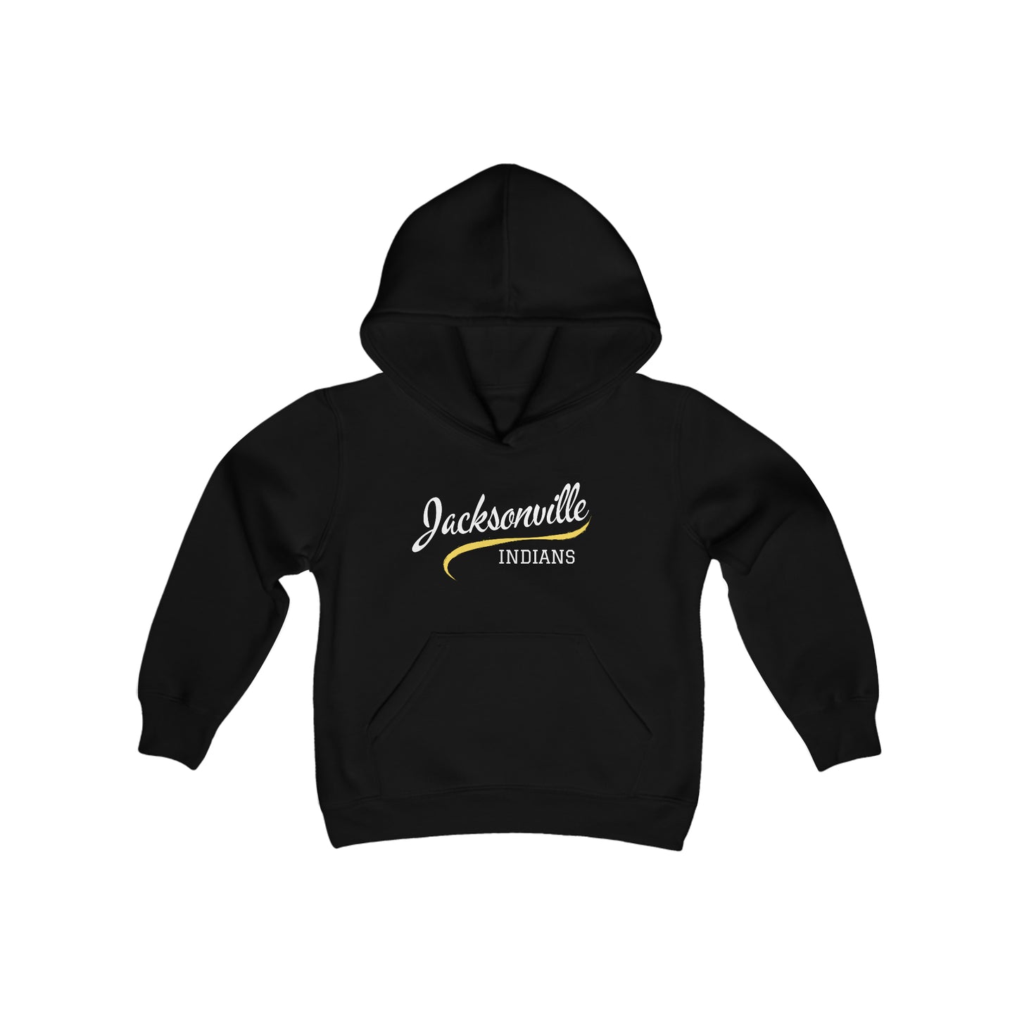 Jacksonville Indians Pink Hoodie Youth Heavy Blend Hooded Sweatshirt