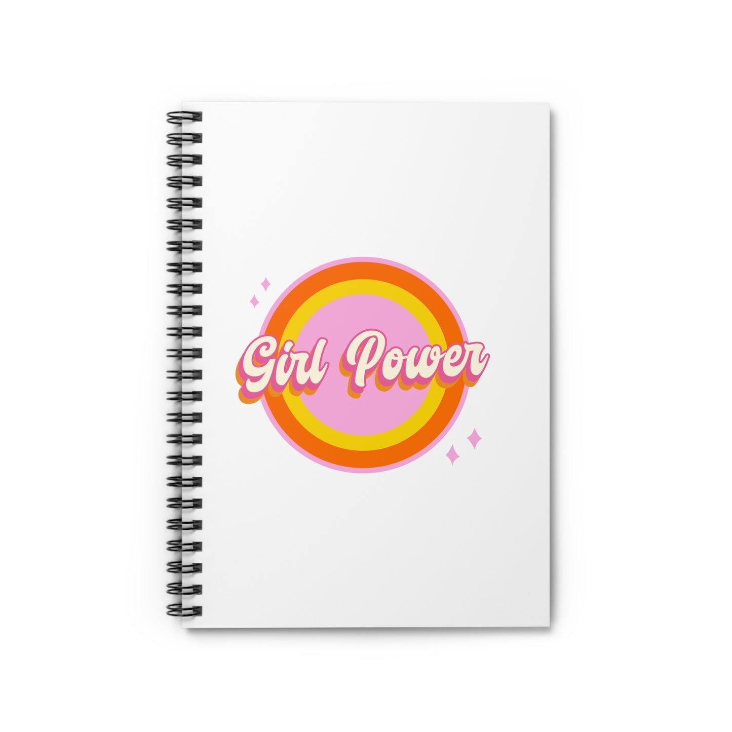 Girl Power Spiral Notebook - Ruled Line Back to School Supplies
