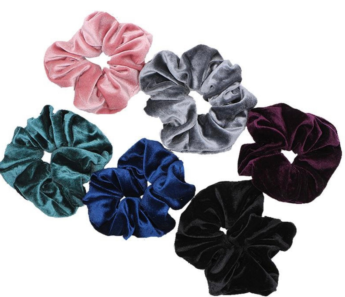 Velvet Hair Scrunchies