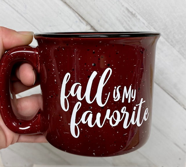 15 oz Fall Is My Favorite Stoneware Campfire Mug
