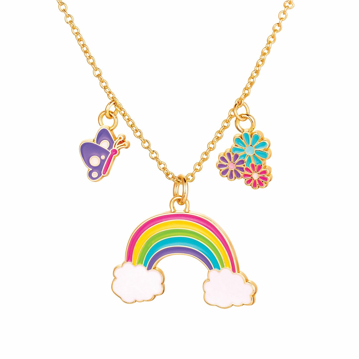 Charming Whimsy Rainbow Necklace from Girl Nation