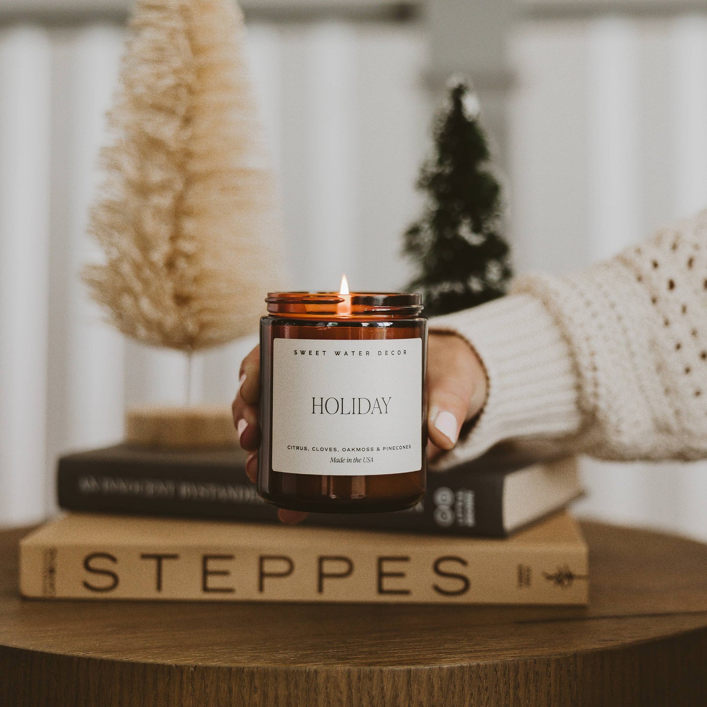 Sweet Water Decor - Holiday 9 oz Soy Candle - Christmas Decor & Gifts