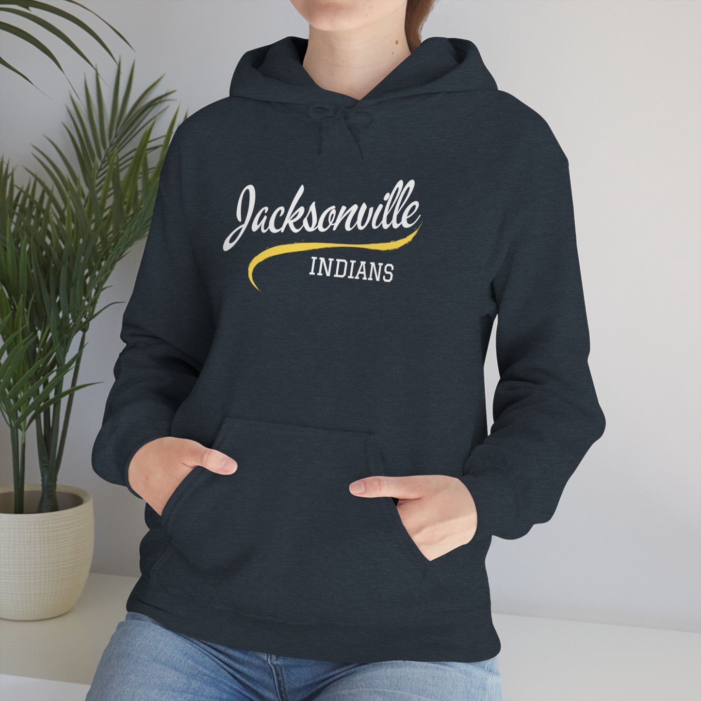 Jacksonville Indians Hoodie Unisex Heavy Blend™ Hooded Sweatshirt