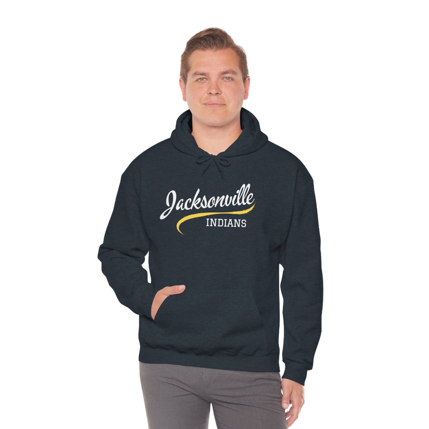 Jacksonville Indians Hoodie Unisex Heavy Blend™ Hooded Sweatshirt