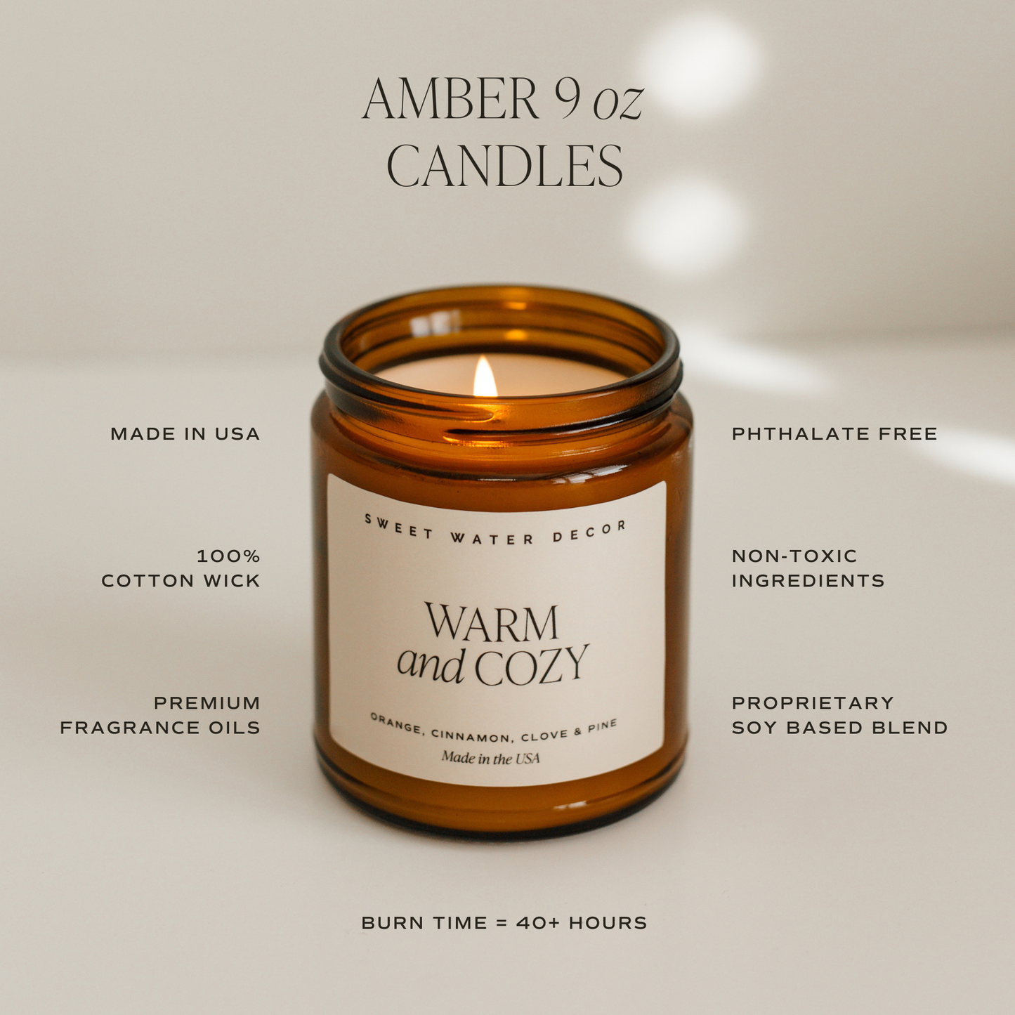 Sweet Water Decor - Holiday 9 oz Soy Candle - Christmas Decor & Gifts