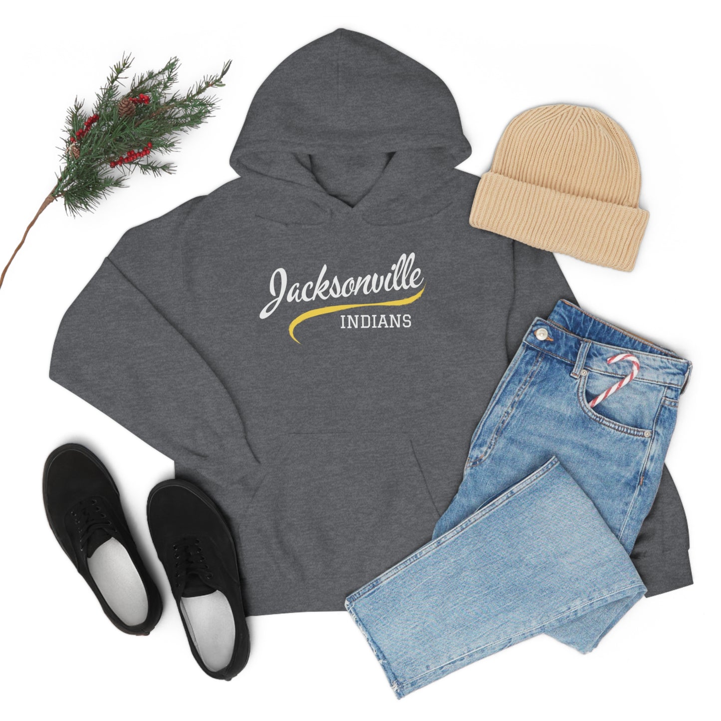 Jacksonville Indians Hoodie Unisex Heavy Blend™ Hooded Sweatshirt