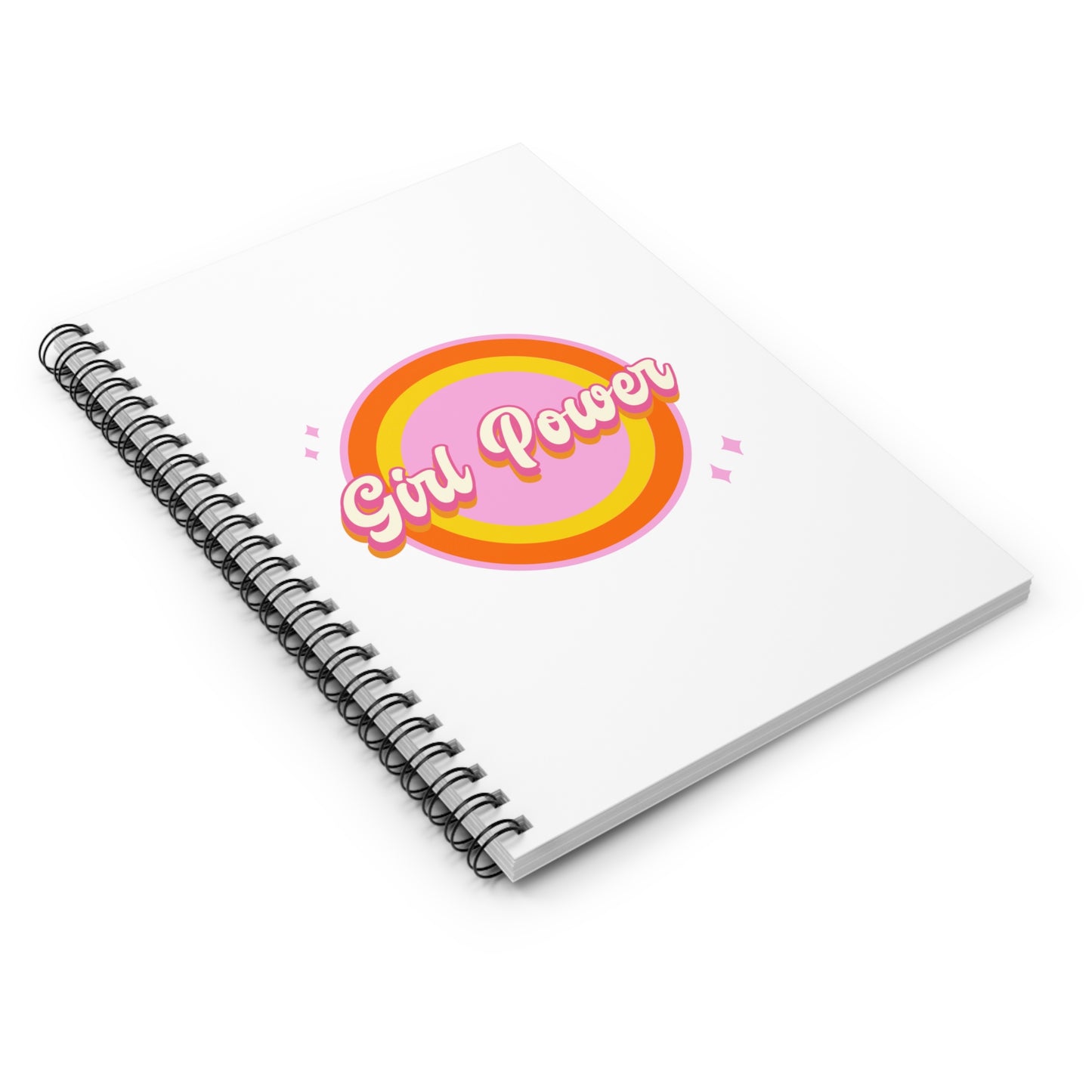 Girl Power Spiral Notebook - Ruled Line Back to School Supplies