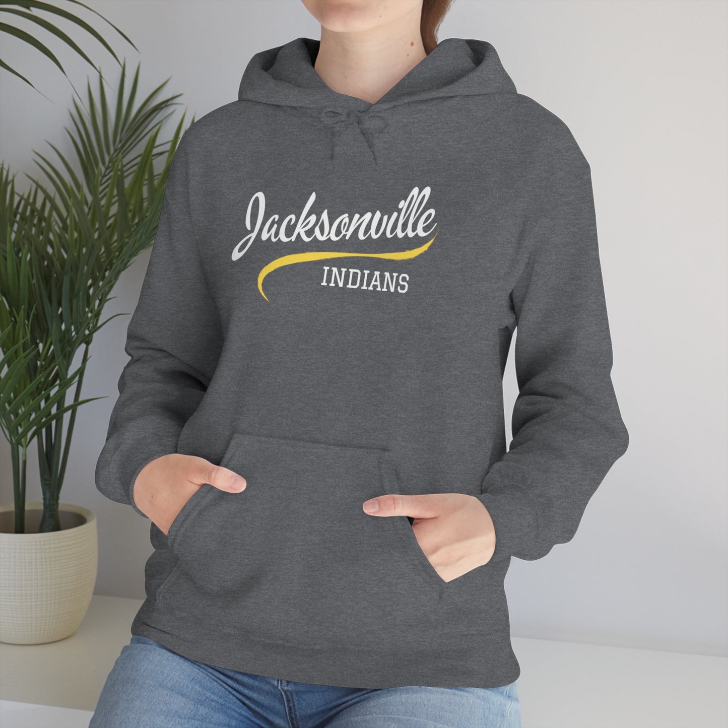 Jacksonville Indians Hoodie Unisex Heavy Blend™ Hooded Sweatshirt