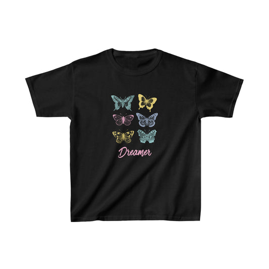 Dreamer Youth Butterfly T-Shirt Kids Heavy Cotton™ Tee