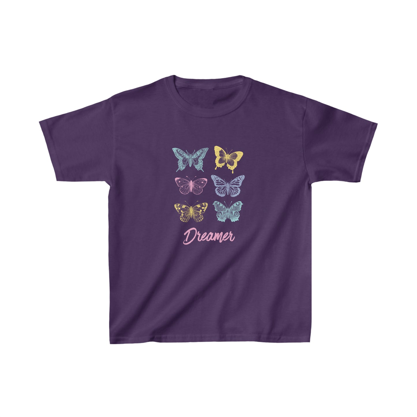 Dreamer Youth Butterfly T-Shirt Kids Heavy Cotton™ Tee