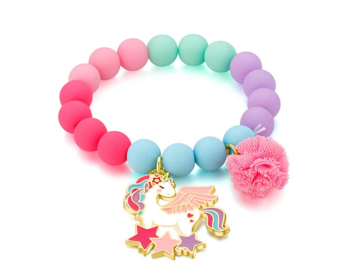 Charming Whimsy Bracelet Magical Unicorn from Girl Nation