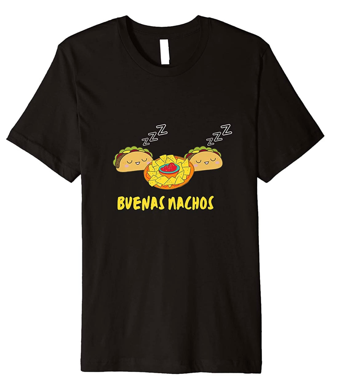 Buenas Nachos Funny Take On Buenas Noches Premium T-Shirt